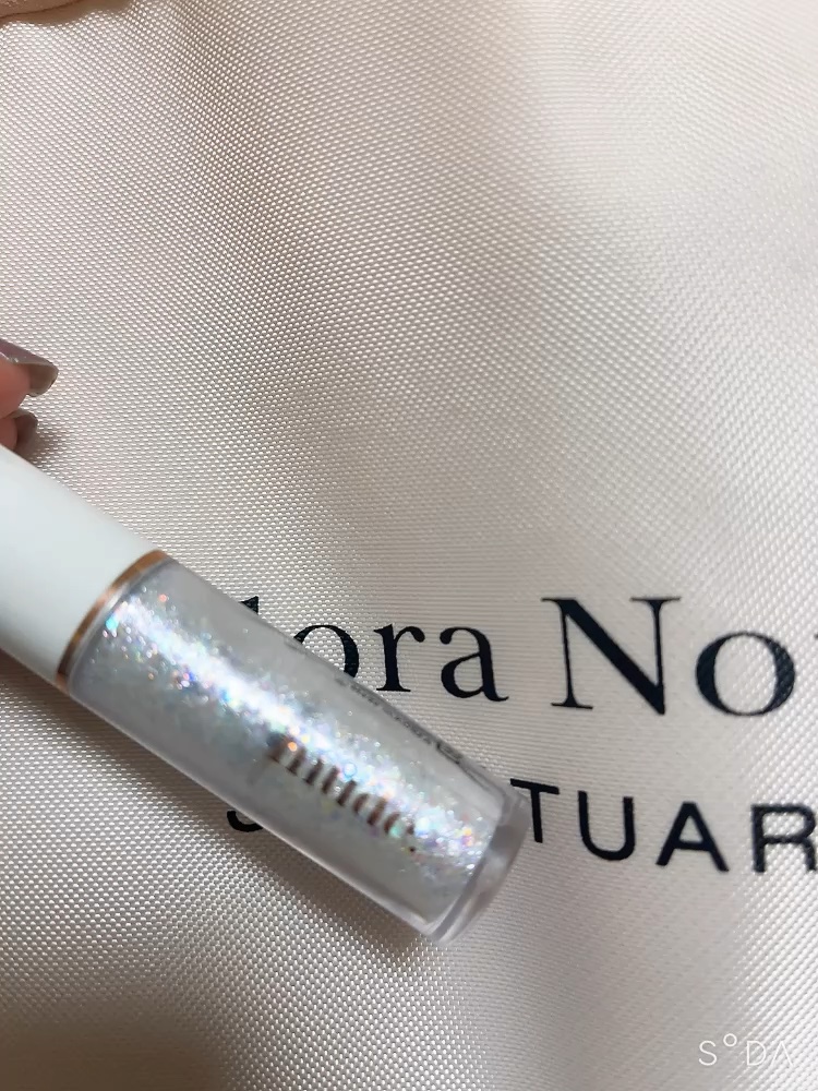 MD ドリーミーグリッター 01 WHITE GLORY/mude./グリッターを使ったクチコミ（1枚目）