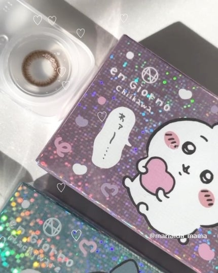 アンジョルノ ちいかわデザイン/en Giorno/1ヶ月(1MONTH)カラコンの動画クチコミ2つ目