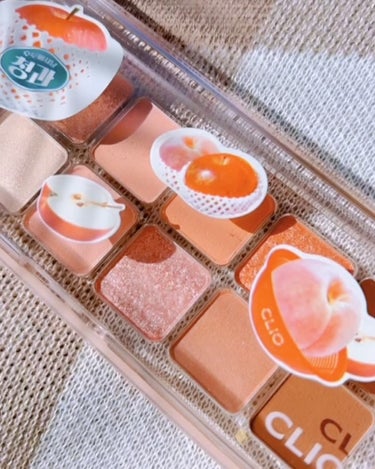 にこちゃんᙏ̤̫⑅* on LIPS 「CLIO🍎🍑新色フルーツマーケット💖09ピーチメイトアップル..」（3枚目）