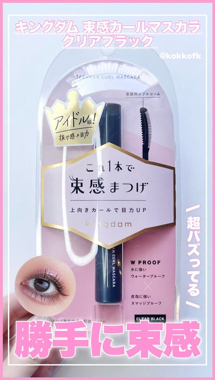 キングダム 束感カールマスカラ/キングダム/マスカラの動画クチコミ2つ目