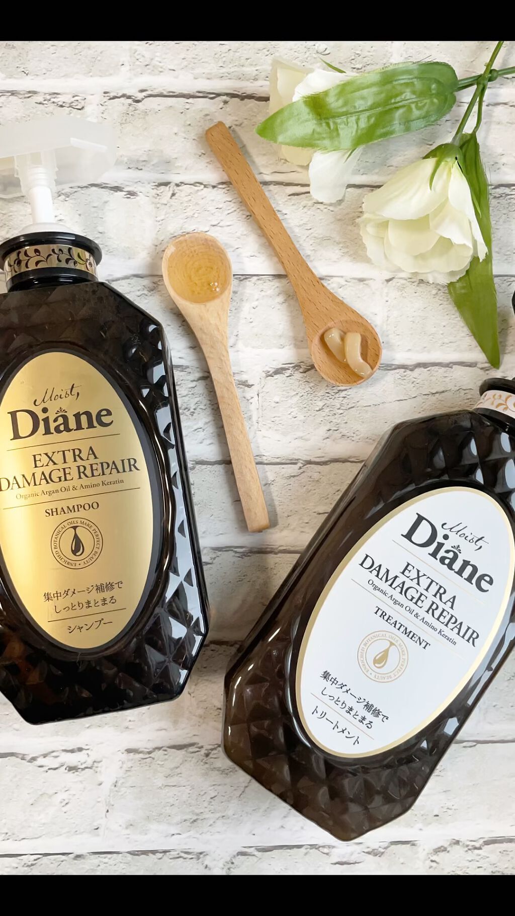 パーフェクトビューティ モイストダイアン エクストラダメージリペア シャンプー/トリートメント/ダイアン/市販シャンプーの人気ショート動画