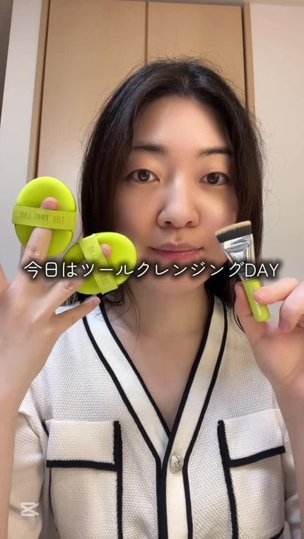 THE TOOL LAB アクアフィックスパフ OVAL/THE TOOL LAB/パフ・スポンジの人気ショート動画