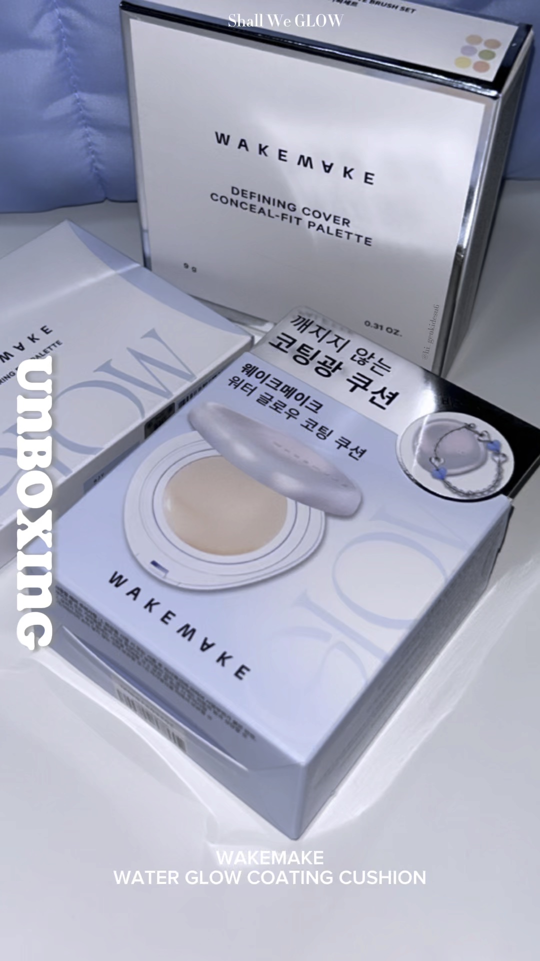 ウォーターグロウコーティングクッション/wakemake/クッションファンデーションの動画クチコミ1つ目