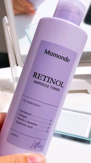  レチノールアンプルトナー/Mamonde/化粧水の動画クチコミ1つ目