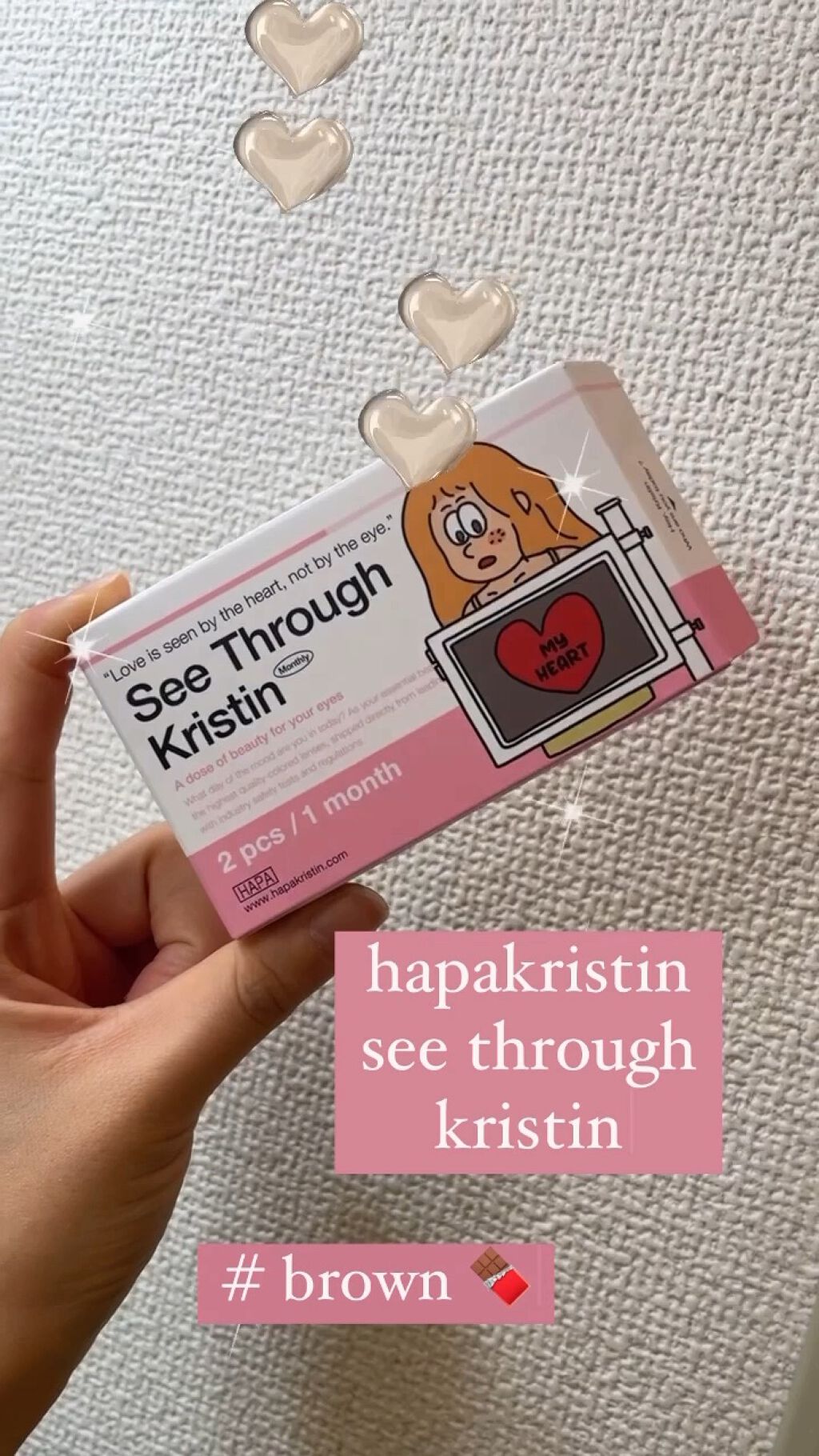 See Through Kristin/Hapa kristin/カラーコンタクトレンズの動画クチコミ5つ目