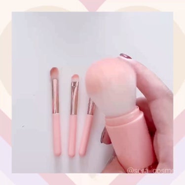 4in1 コットンキャンディーカプセルブラシ/CORINGCO/メイクブラシの動画クチコミ4つ目