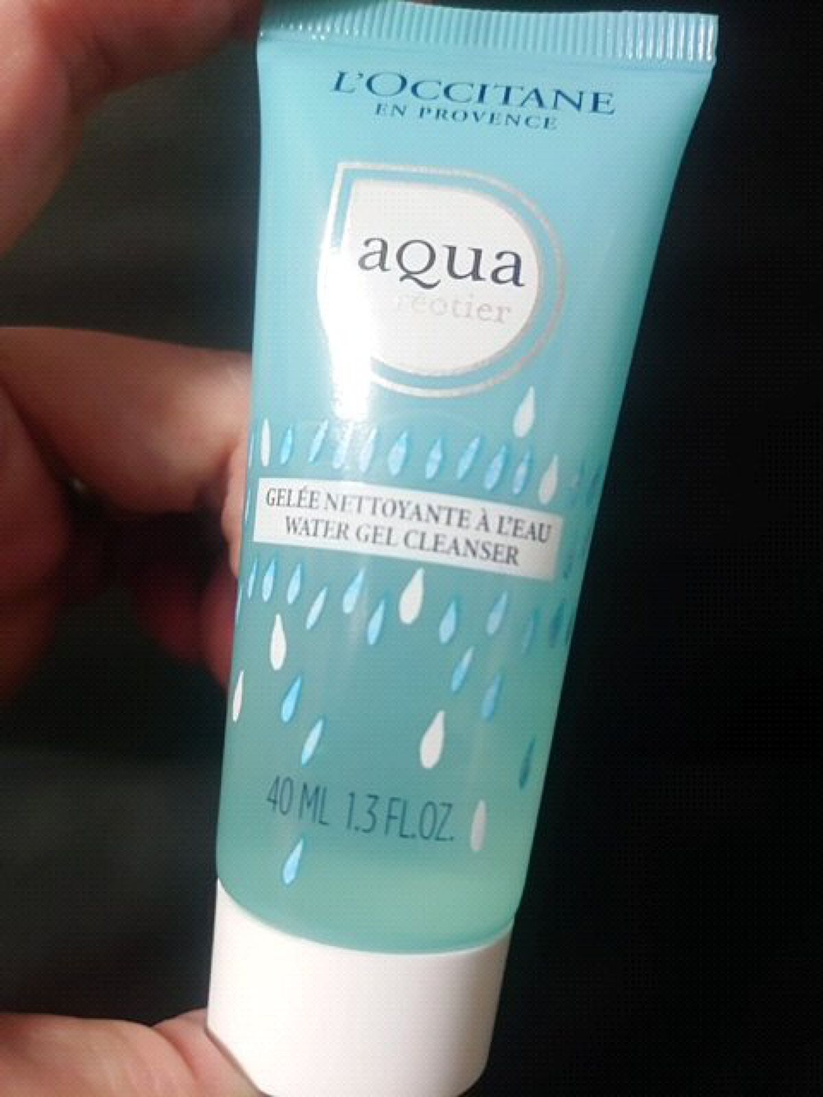 アクアレオティエ ジェルクレンザー/L'OCCITANE/クレンジングジェルを使ったクチコミ（1枚目）