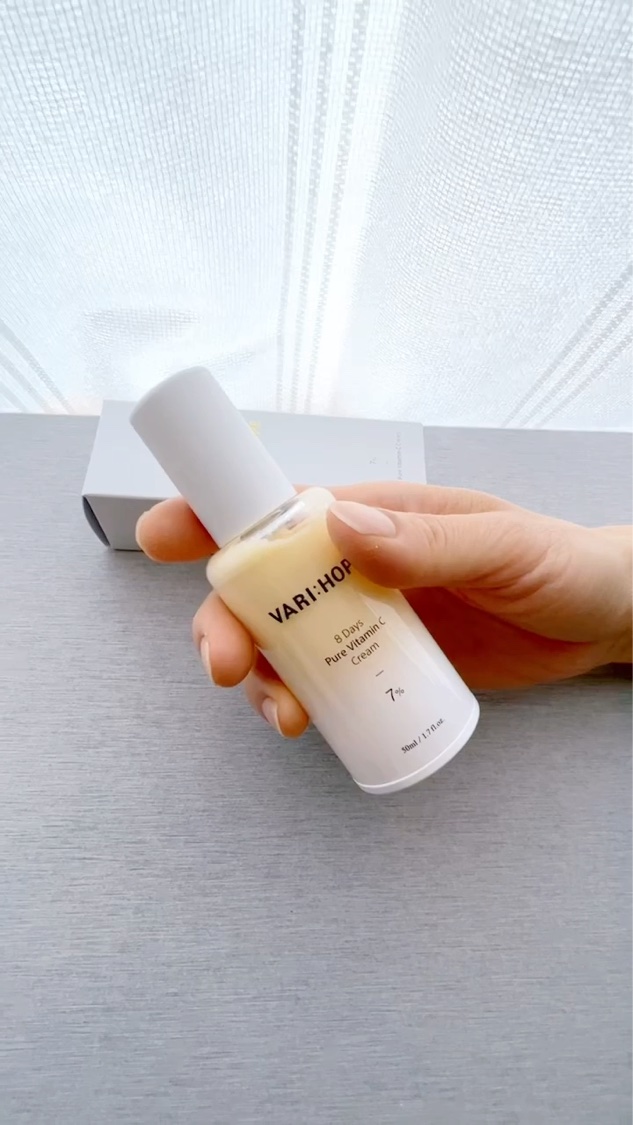 ８デイズ ピュアビタミンCクリーム/VARI:HOPE/フェイスクリームの動画クチコミ2つ目