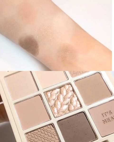 マイフェイブムードアイパレット 9カラー/HOLIKA HOLIKA/アイシャドウパレットを使ったクチコミ（2枚目）