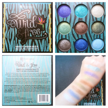 Wild&free baked eye shadow palette/bh cosmetics/パウダーアイシャドウを使ったクチコミ（1枚目）