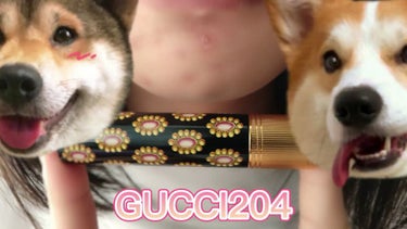 グッチ ルージュ ドゥ ボーテ ブリアン/GUCCI/口紅を使ったクチコミ（1枚目）