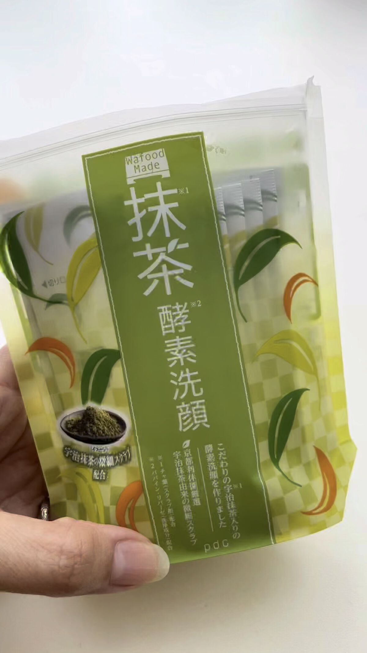 ワフードメイド　宇治抹茶酵素洗顔/pdc/洗顔パウダーを使ったクチコミ（1枚目）