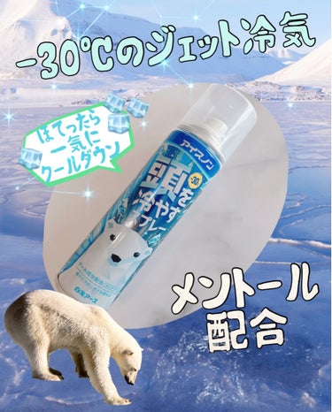 アイスノン アイスノン 頭を冷やすスプレーのクチコミ「-30℃のジェット冷気で頭スッキリ🧊

アイスノン 頭を冷やすスプレーのご紹介になります♪
暑.....」（1枚目）