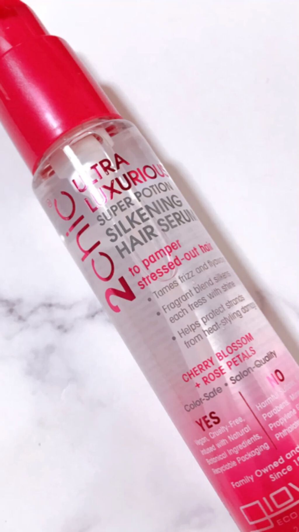 2chic ラグジュリアスシルキーヘアセラム/giovanni/ヘアオイルの動画クチコミ1つ目