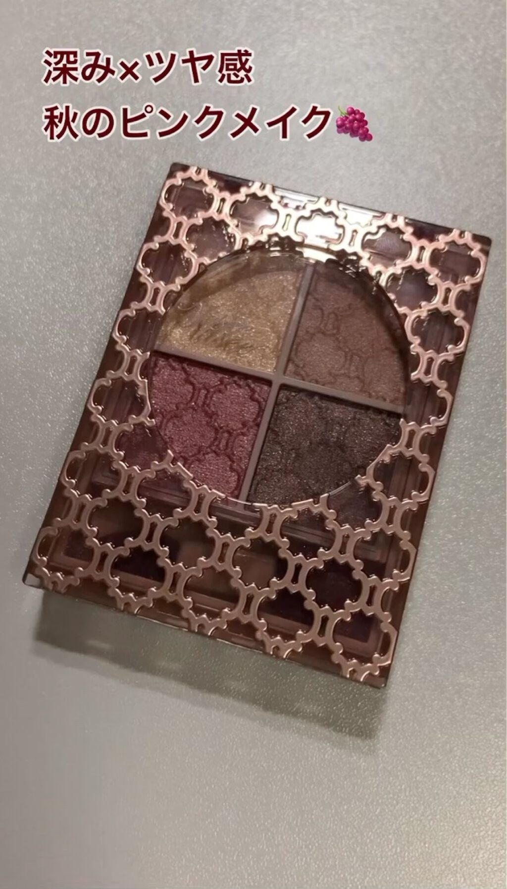 グロッシーリッチ アイズ N/Visée/アイシャドウパレットを使ったクチコミ（1枚目）