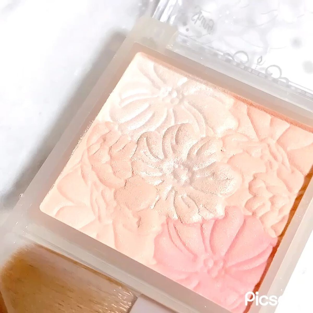 グロウフルールチークス（ブレンドタイプ）/キャンメイク/パウダーチークを使ったクチコミ（1枚目）