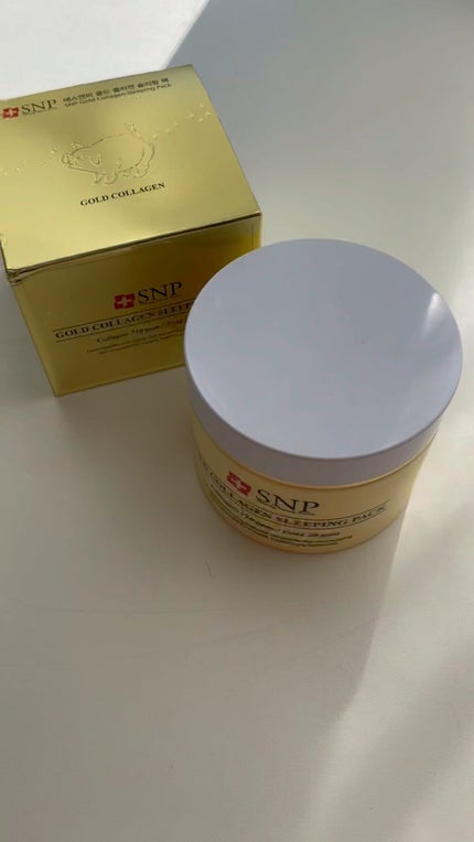 SNP ゴールド コラーゲン スリーピング パック/SNP/シートマスク・パックを使ったクチコミ(1枚目)