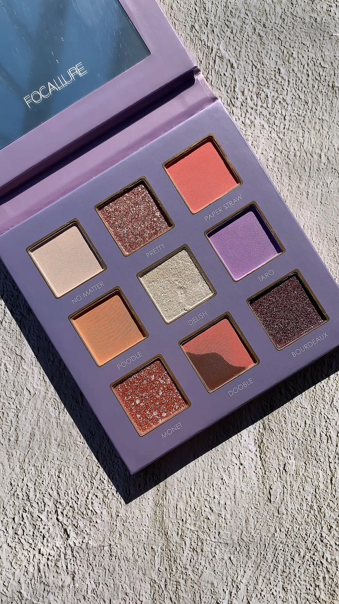 【試してみた】9色アイシャドウパレット／FOCALLURE LIPS