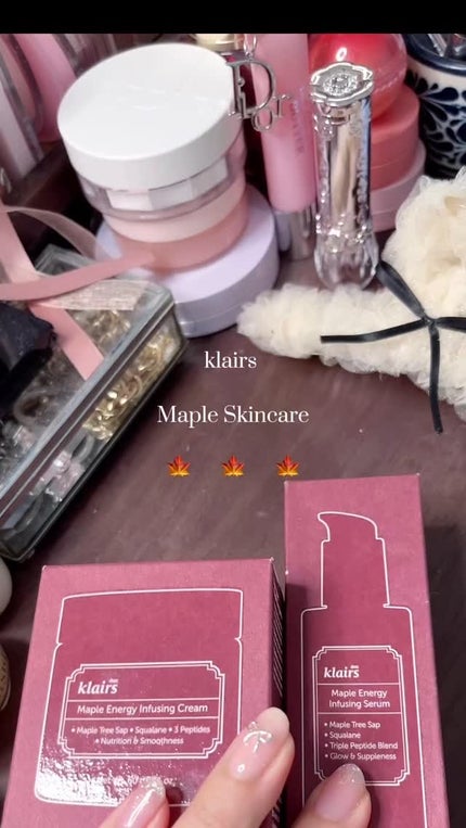 メープルエナジーインフュージングクリーム/Klairs/フェイスクリームの人気ショート動画