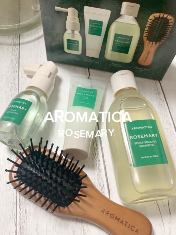 ローズマリー ヘア トライアルセット/AROMATICA/トライアルキットを使ったクチコミ（3枚目）