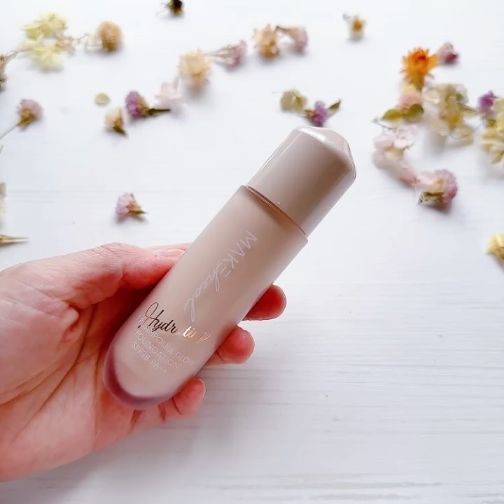 1.P.L AMPOULE GLOW FOUNDDATION/MAKEHEAL/リキッドファンデーションの動画クチコミ5つ目