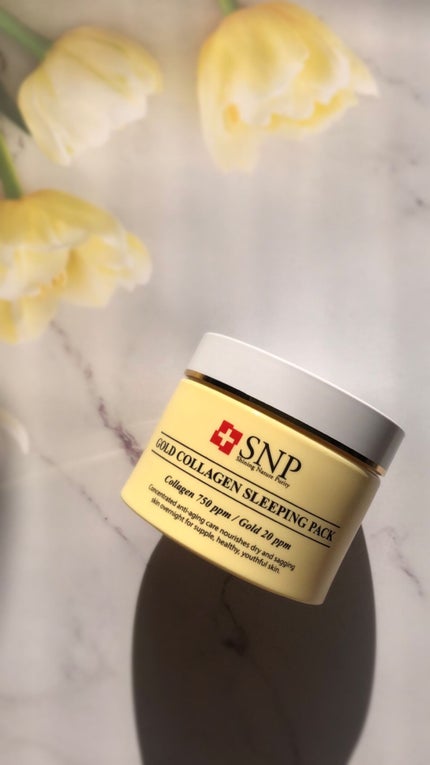 SNP ゴールド コラーゲン スリーピング パック/SNP/シートマスク・パックの人気ショート動画