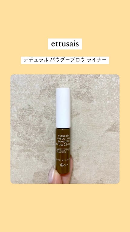 チップオン アイブロー/ettusais/パウダーアイブロウを使ったクチコミ(1枚目)