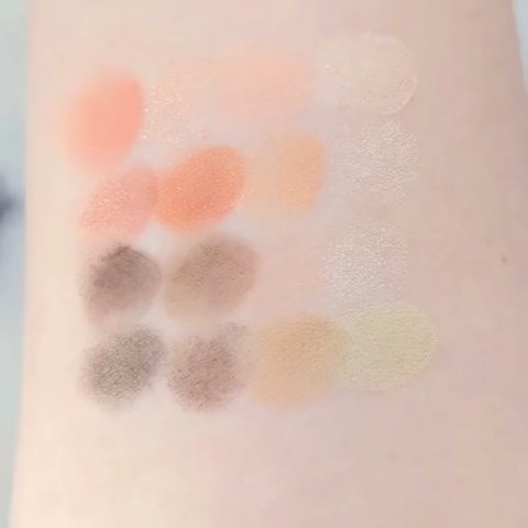 ソフトブラーリングアイパレット/wakemake/アイシャドウパレットを使ったクチコミ（3枚目）