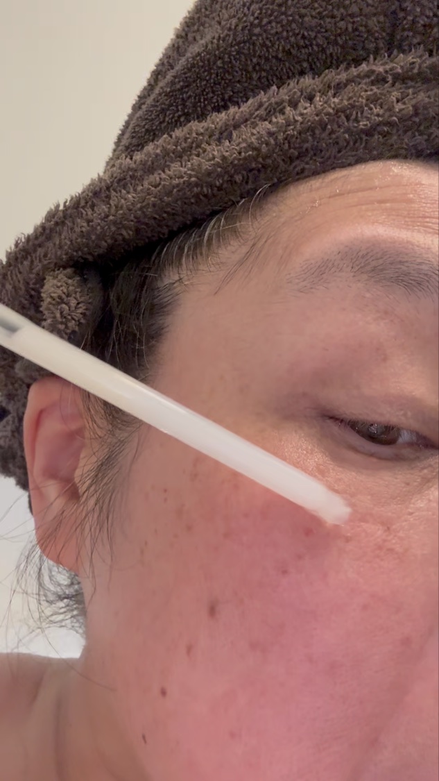 白米ピールショットゴマージュアンプル/Dr.Melaxin/美容液を使ったクチコミ（2枚目）