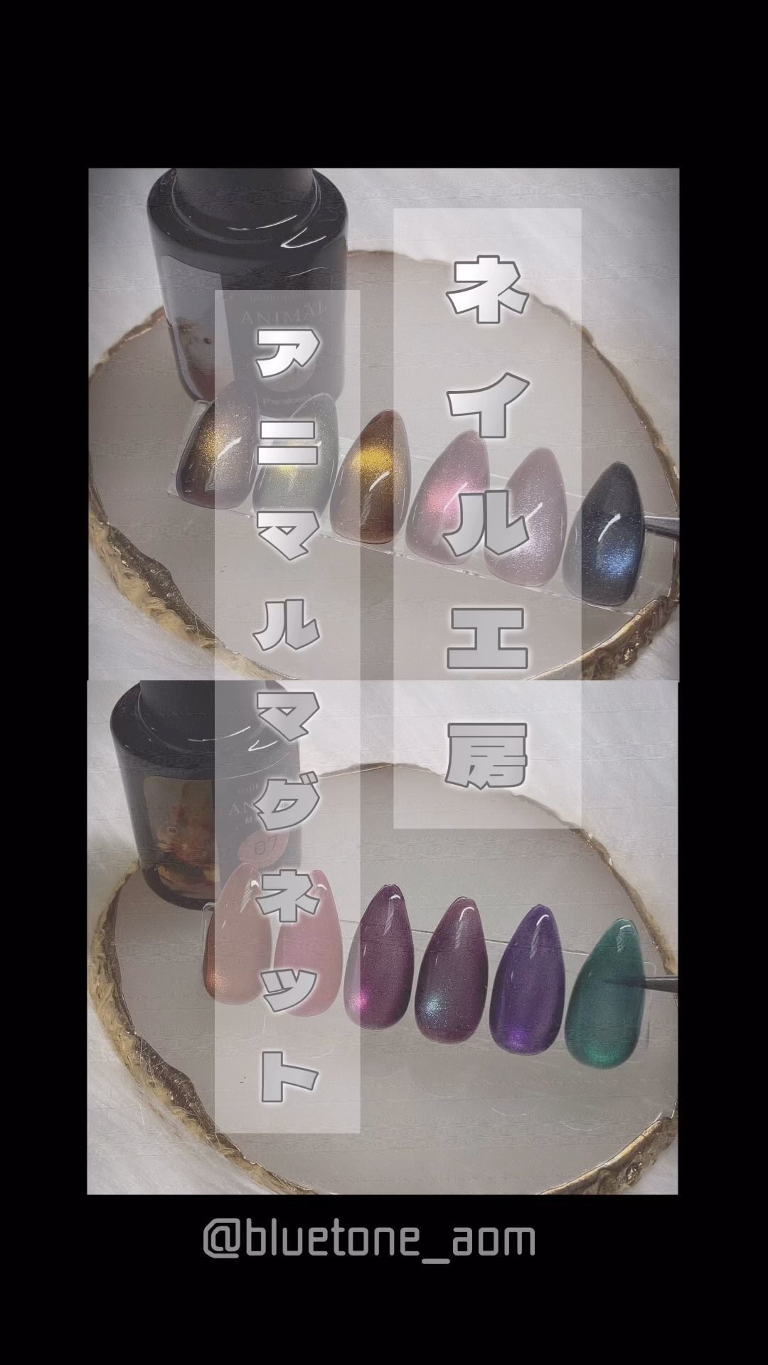 アニマルマグネットジェル/ネイル工房/ジェルネイルの動画クチコミ4つ目