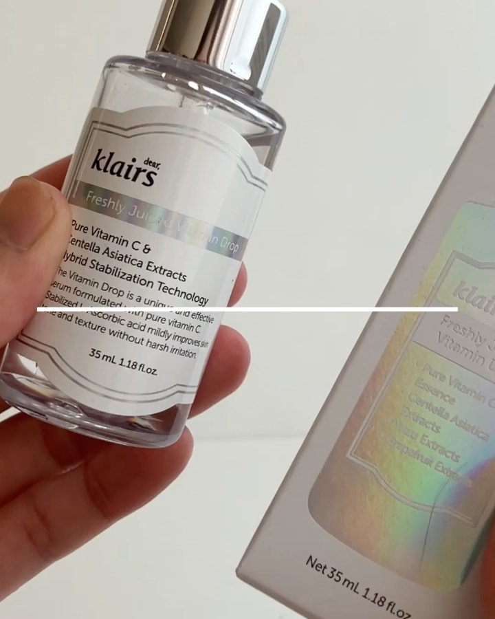 フレッシュリージュースドビタミンドロップ(35ml)/Klairs/美容液を使ったクチコミ（2枚目）