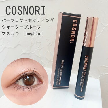 パーフェクトセッティングウォータープルーフマスカラ Long&Curl/COSNORI/マスカラの動画クチコミ2つ目