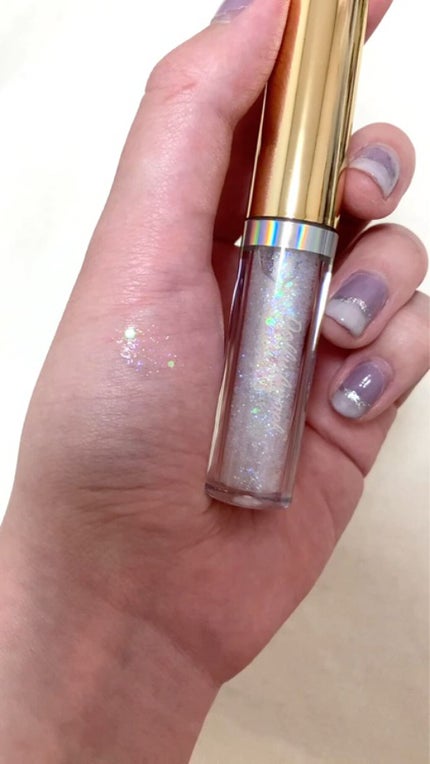 DQ グリッターリキッドアイシャドウ/Dolly Angel/グリッターを使ったクチコミ(4枚目)