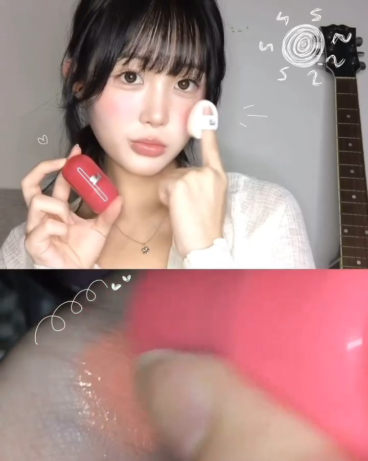 バターメルティングスティック 02ピーチバター/ネイチャーリパブリック/チークの動画クチコミ2つ目