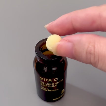 ビタC凍結乾燥ダブルショットアンプルキット/BONCEPT/美容液を使ったクチコミ(3枚目)