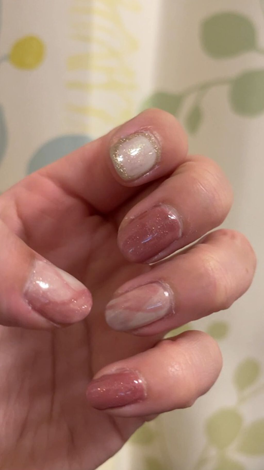 ジェルネイル（ライト対応）/セリア/ジェルネイルを使ったクチコミ（1枚目）