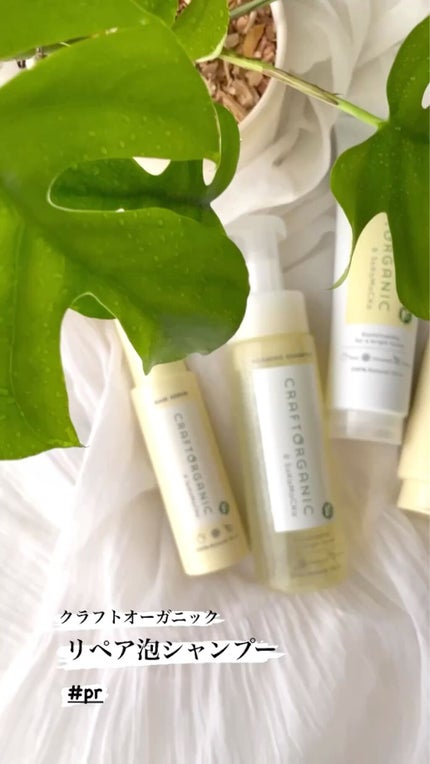 リペア泡シャンプー /CRAFT ORGANIC/市販シャンプーの人気ショート動画