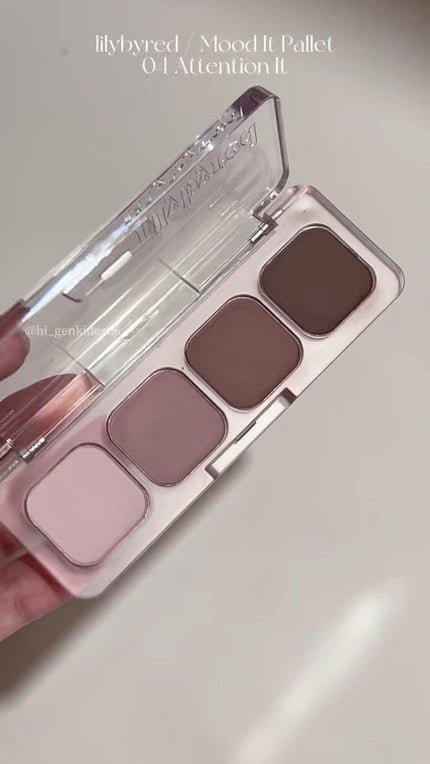 ムードイットパレット/lilybyred/マルチパレットの人気ショート動画