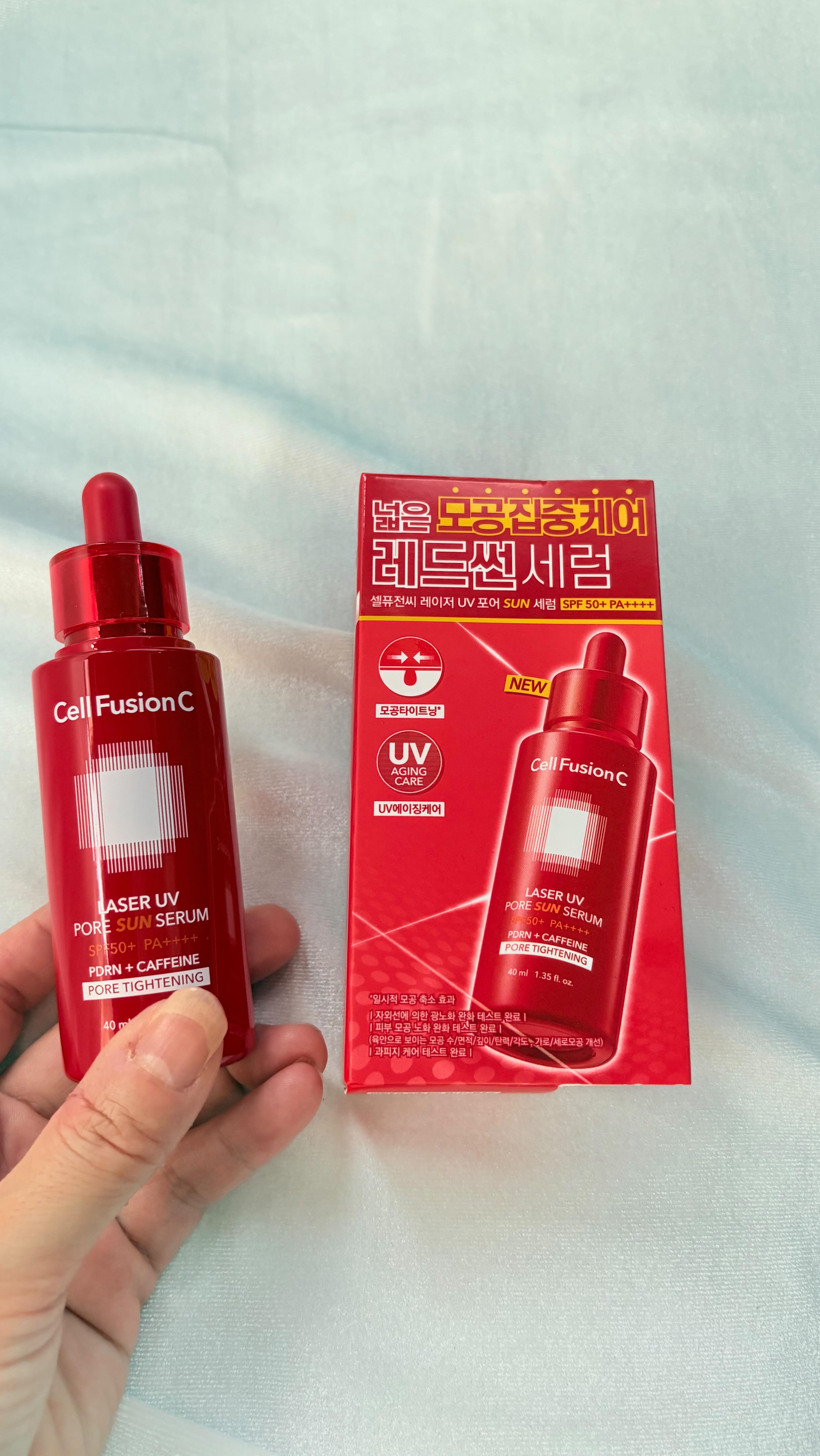 Cell Fusion C レーザーUVポアサンセラム/Cell Fusion C(セルフュージョンシー)/日焼け止めローションの動画クチコミ5つ目