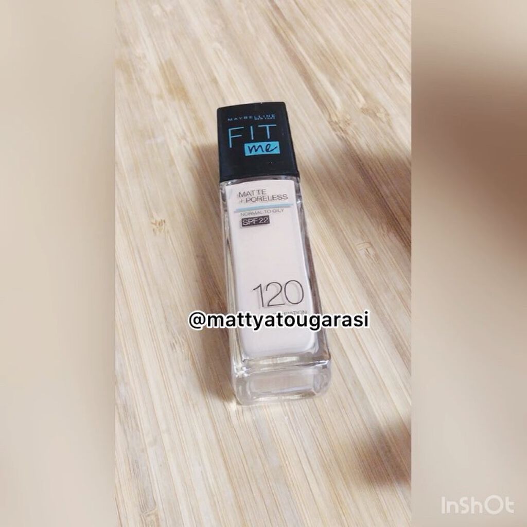 フィットミー リキッドファンデーション R/MAYBELLINE NEW YORK/リキッドファンデーションを使ったクチコミ（1枚目）