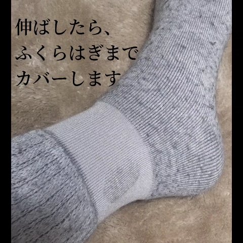 靴下サプリ まるでこたつ レディース ソックス/靴下サプリ/暖かい靴下を使ったクチコミ（2枚目）