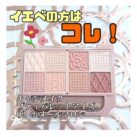 プティパレットアイズ/キャンメイク/パウダーアイシャドウを使ったクチコミ（1枚目）