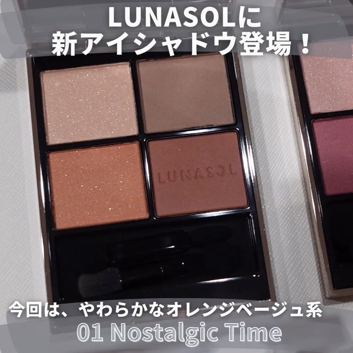ルナソル アイカラーレーションN 01 Nostalgic Time/LUNASOL/アイシャドウパレットを使ったクチコミ（2枚目）