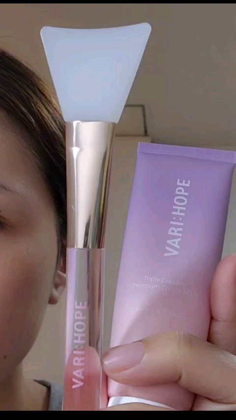 トリプルコラーゲンプレミアムクリームマスク/VARI:HOPE/フェイスクリームの動画クチコミ2つ目