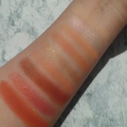PEACH Out/ColourPop/アイシャドウパレットの動画クチコミ4つ目