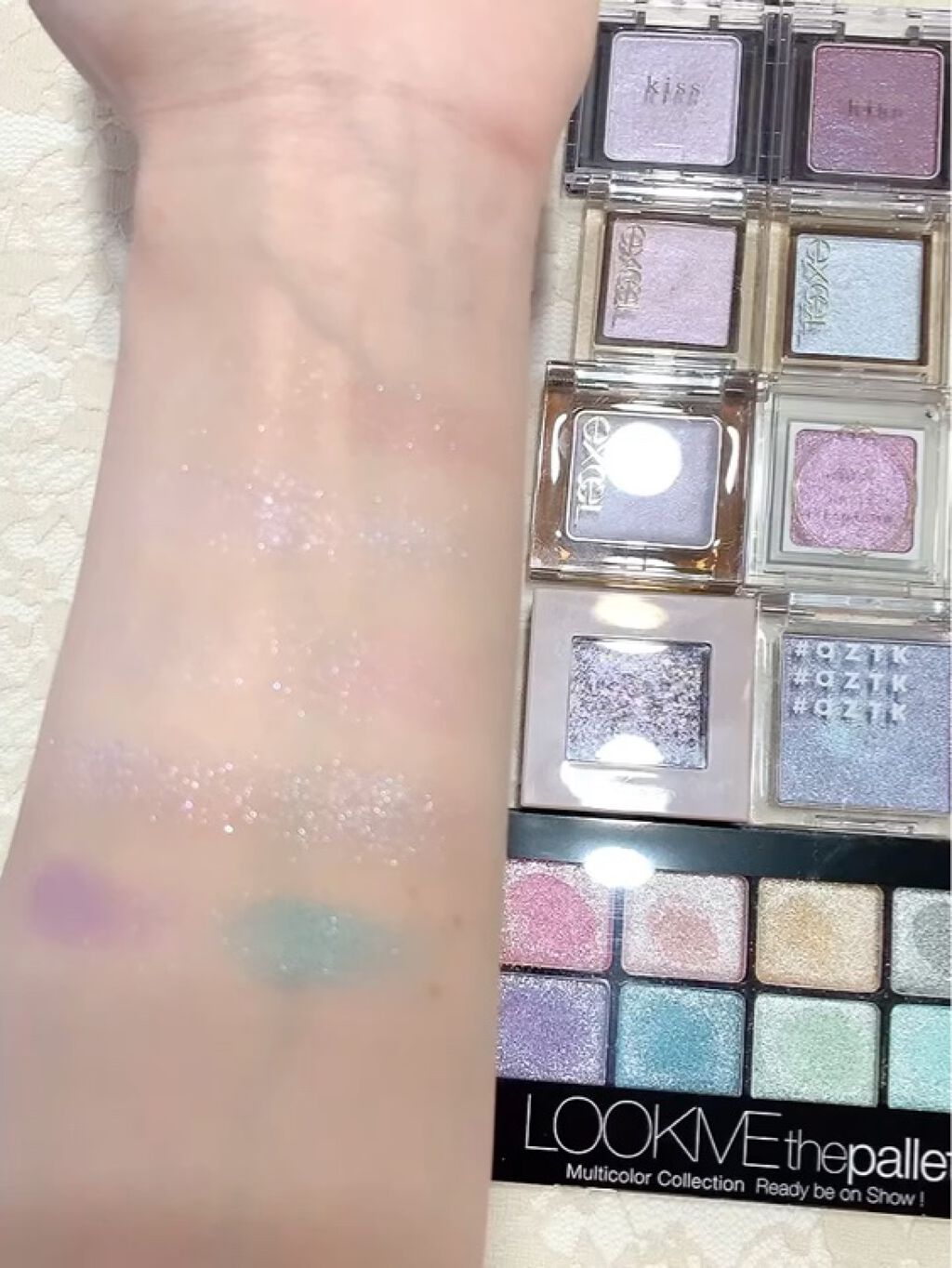 ダイヤモンドシャインアイシャドウ/LOOK ME/アイシャドウパレットの動画クチコミ1つ目