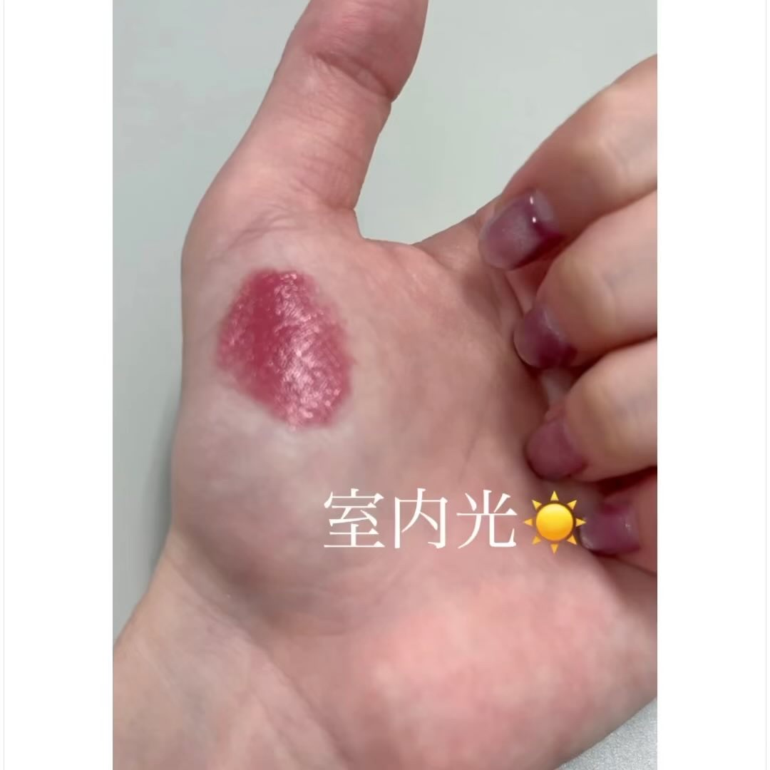 ルージュ デコルテ リキッド 14 skin rose（Dewy rouge ）/DECORTÉ/口紅を使ったクチコミ（3枚目）