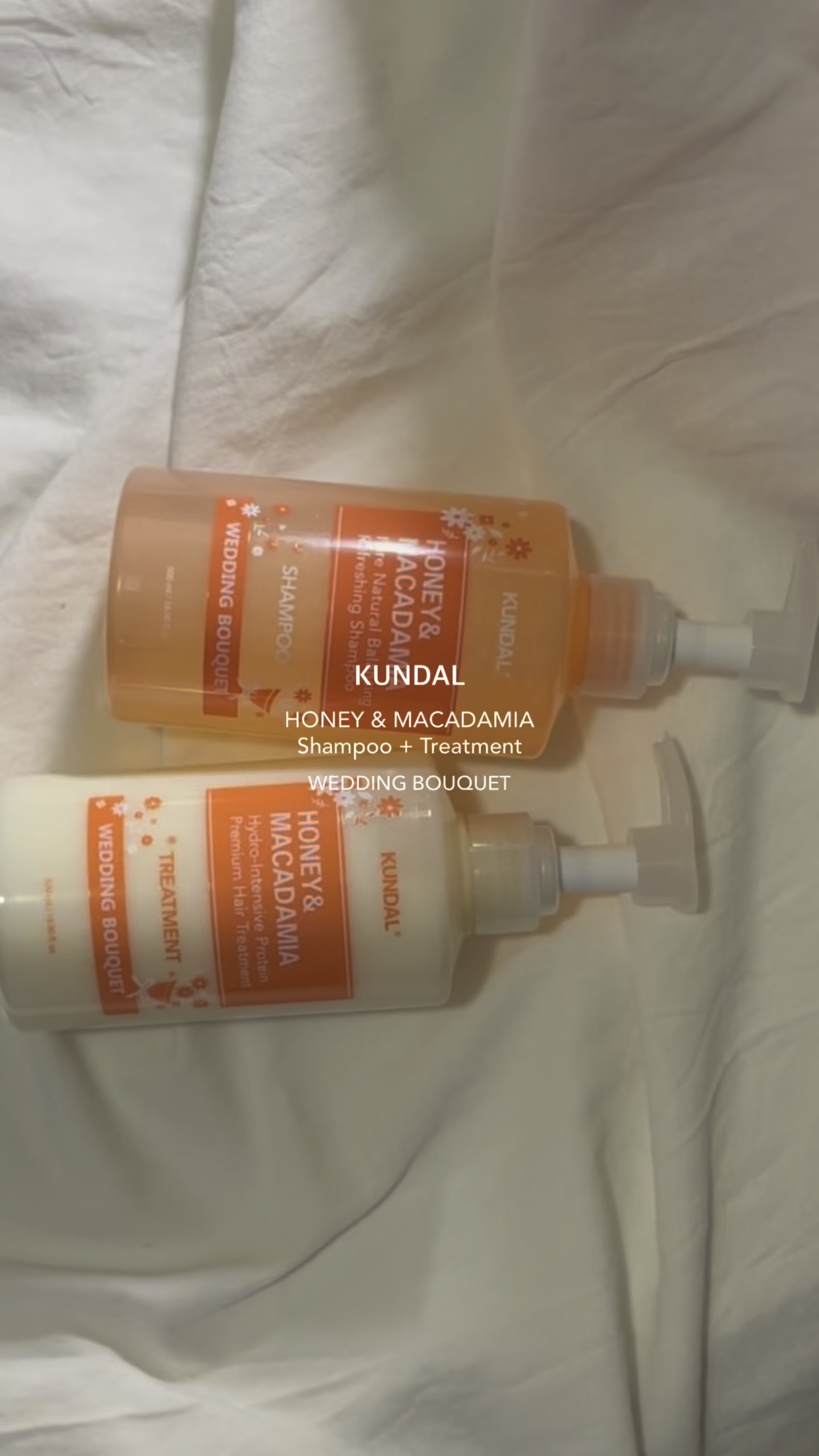 ハニー＆マカデミア シャンプー＆トリートメント『ウェディングブーケの香り』/KUNDAL/市販シャンプーの動画クチコミ4つ目