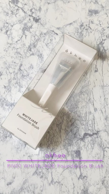 okhee 白玉ファンデーションブラシ/SOOA DOR/メイクブラシの人気ショート動画