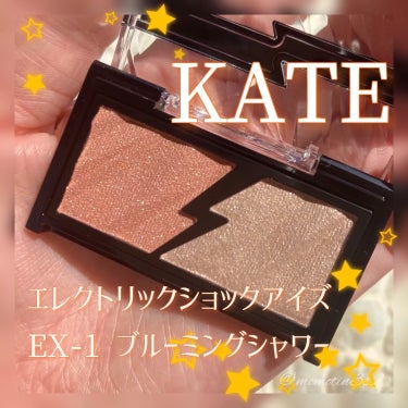 【動画ver.】MimiTVのイベントでいただきました。 

KATE
エレクトリックショックアイズ
EX-1 ブルーミングシャワー（数量限定）

イエベカラーかなぁ🤔
って思っていたんだけど、

淡い